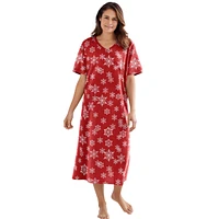 Dreams & Co. Plus Long Print Sleepshirt