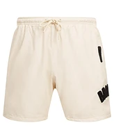 Pro Standard Men's Cream Brooklyn Nets Triple Tonal Woven Shorts