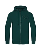 Pro Standard Men's Green New York Jets Triple Tonal Full-Zip Hoodie