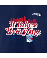 Fanatics Men's Navy New York Rangers 2024 Stanley Cup Playoffs Slogan T-Shirt