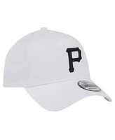 New Era Men's White Pittsburgh Pirates Tc A-Frame 9FORTY Adjustable Hat