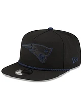 New Era Men's Black New England Patriots Captain Snapback Hat