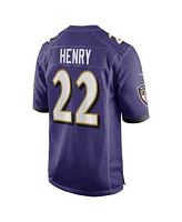 Nike Men's Derrick Henry Purple Baltimore Ravens Game Player Jersey