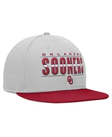 Top of the World Men's Gray Oklahoma Sooners Hudson Snapback Hat