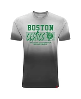 Sportiqe Men's and Women's Black Boston Celtics Bingham Sun-Fade T-Shirt