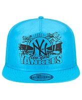 New Era Men's Blue New York Yankees Neon Golfer Snapback Hat