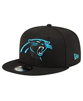 New Era Men's Black Carolina Panthers Basic 9FIFTY Snapback Hat