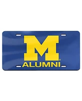 WinCraft Navy Michigan Wolverines Alumni Laser Cut Acrylic License Plate