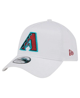 New Era Men's White Arizona Diamondbacks Tc A-Frame 9FORTY Adjustable Hat