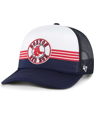 47 Brand Men's Navy Boston Red Sox Lift Off Foam Front Mesh Trucker Adjustable Hat