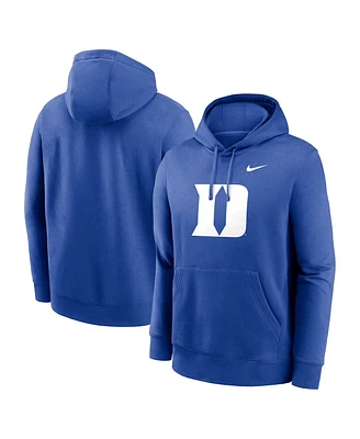 Nike Men's Royal Duke Blue Devils Primetime Evergreen Club Fleece Pullover Hoodie