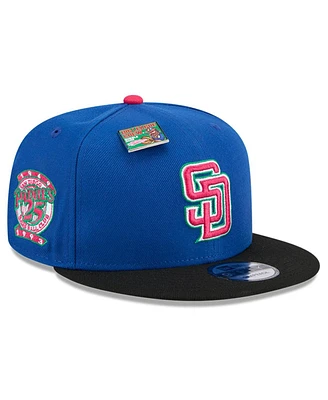 New Era Men's Royal/Black San Diego Padres Watermelon Big League Chew Flavor Pack 9FIFTY Snapback Hat