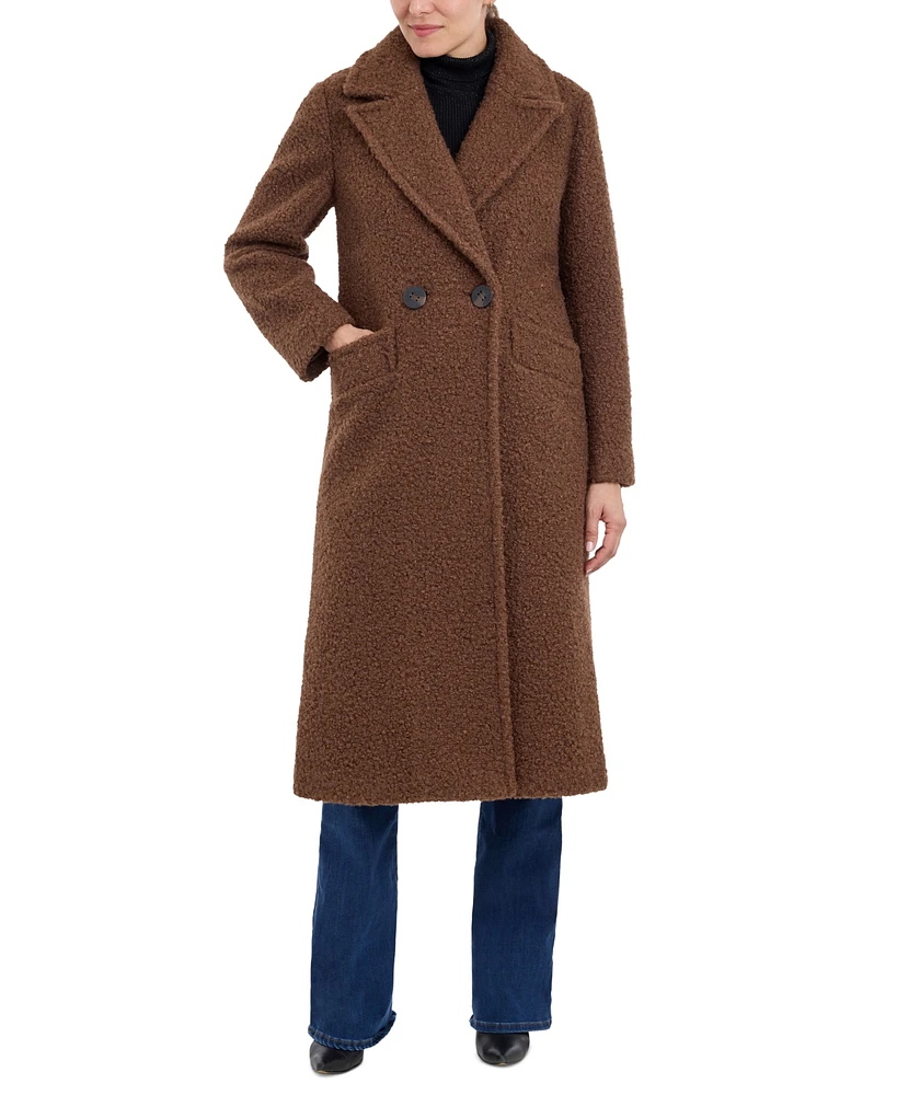 BCBGeneration Women's Double-Breasted Boucle Walker Coat