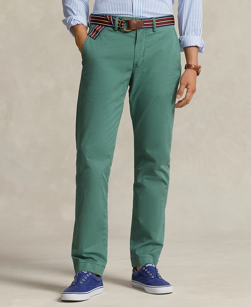 Polo Ralph Lauren Men's Stretch Straight Fit Washed Chino Pants