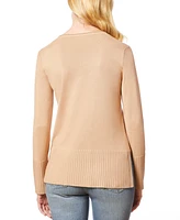 Melissa Paige Women's V-Neck Wide-Hem Wide-Cuff Sweater