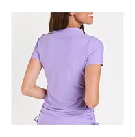 Calypsa Women's Mock Neck Adele Swim Top