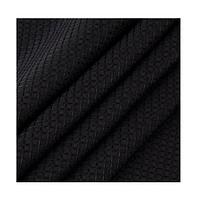 Caromio Waffle Fabric Shower Curtain