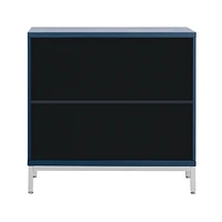 Wooden and Metal Leg Accent Cabinet for Living and Dining Room