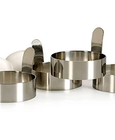 Rsvp International Endurance Stainless Steel 3x3x2" Egg Ring 4 Piece