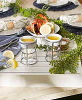 Rsvp International Stoneware 2 Piece 3x3x5" Promo Butter Warmer Set