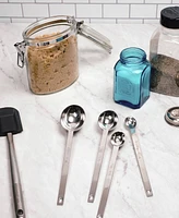 Rsvp International Endurance 18/8 Stainless Steel 4 Piece Long Handle Measuring Spoon