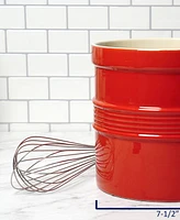 Rsvp International 8" D x 7" H Red Oversized Tool Crock