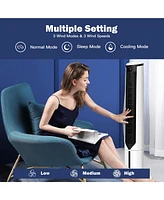 Costway 3-In-1 Evaporative Air Cooler 41'' Portable Tower Fan Humidifier
