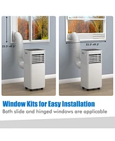 Costway 10000 Btu Portable Air Conditioner 3-in-1 Cooler w/Dehumidifier & Fan Mode