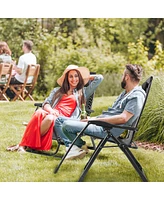 Zero Gravity Chair Oversize Lounge Patio Heavy Duty Folding Recliner
