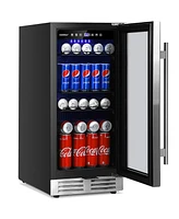15 Inch Beverage Refrigerator, Built-in Beverage Cooler