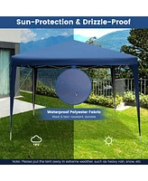 Costway Patio 10x10ft Outdoor Instant Pop-up Canopy Folding Sun Shelter Carry Bag