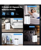 Costway 100-Pint Dehumidifier for Home & Basements w/ Smart App& Alexa Control