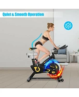 Costway Magnetic Exercise Bike Stationary Belt Drive