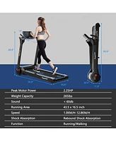 Costway 2.25HP Folding Electric Motorized Treadmill With Speaker