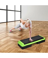Costway Fitness Aerobic Step Cardio Adjust 4'' - 6'' - 8''