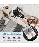 Costway Magnetic Rowing Machine, Folding Rower with Lcd Display