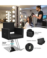 Costway Salon Chair for Hair Stylist Adjustable Swivel Chair