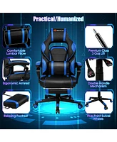 Costway Massage Gaming Chair Reclining Racing Computer Office