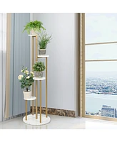 Sugift 4-Tier 48.5 Inch Metal Plant Stand