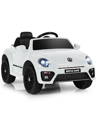 Slickblue Volkswagen Beetle Kids Electric Ride On Car with Remote Control