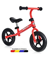 Slickblue Kids No Pedal Balance Bike with Adjustable Handlebar and Seat