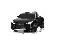 Slickblue Kids Ride Lexus LC500 Licensed Remote Control Electric Vehicle