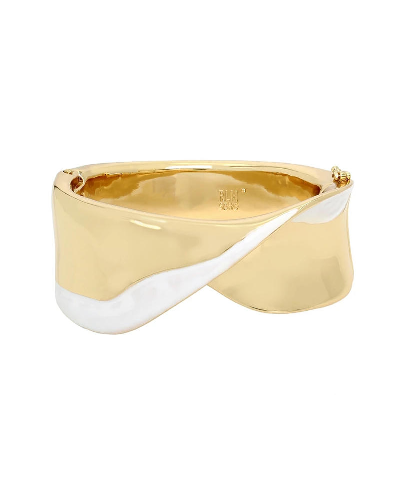 Robert Lee Morris Soho White Molten Patina Bangle Bracelet