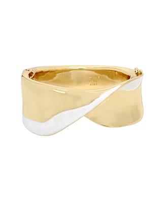 Robert Lee Morris Soho White Molten Patina Bangle Bracelet