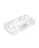 Azar Displays Clear Acrylic Small Clear Cosmetic Organizer for Counter, Gift Shop