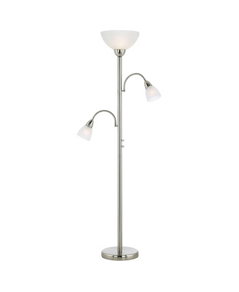 Possini Euro Design Alexei Modern Torchiere Floor Lamp Tree 3