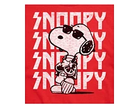 Hybrid Apparel Snoopy Rock Name Repeat Men's Short Sleeve Tee