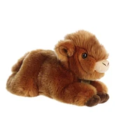 Aurora Medium Highland Cow Calf Miyoni Tots Adorable Plush Toy Brown 11"