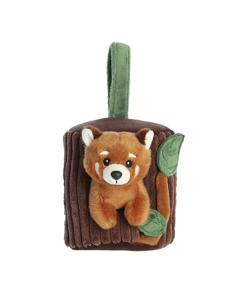 Aurora Small Red Panda Hideouts Enchanting Plush Toy Brown 5.5"