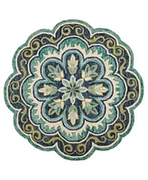 Lr Home Radiance Rdc54076 5 Round Area Rug